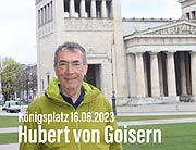 Hubert von Goisern: Open Air Konzert auf dem Münchner Königsplatz am 16.06.2023 Special Guest: Pam Pam Ida & das Silberfischorchester (©Foto:Martin Schmitz)